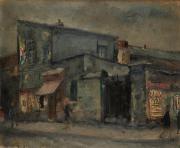 リュ・デュ・シャトーの歩道