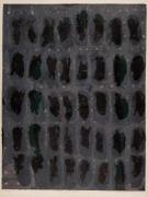 リトグラフ・グレー・グリーン