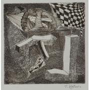 『スフィンクス』瀧口修造の詩による版画集 4 岩石は笑った