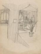 ［夢二展京都旅行デッサン帳より］6[会場風景]