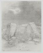 ……そして彼は、不毛の起伏の多い原野を認める（『聖アントワーヌの誘惑』第3集より）