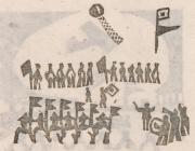 雑誌『版藝術』第3巻第4号川西英版画集19「優勝式」