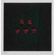 版画集『Ｈamaguchi's six original color mezzotints』 1 てんとう虫