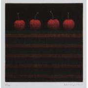 版画集『Ｈamaguchi's six original color mezzotints』 3 さくらんぼ