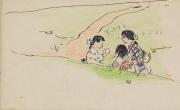 『未知草カード』[第一]より[少女たち]