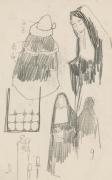 『未知草カード』第三より「九、尼さんと、子、窓」