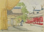 『未知草カード』[第五]より13「住吉神社内その一」