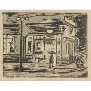 雑誌『新版画』第4号 都市田園診断号 7 銀座に雨が降る