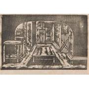 雑誌『新版画』第3号 16 ゴルキイ「夜の宿」の舞台デザイン