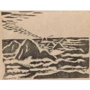 雑誌『新版画』第6号 国立公園特輯号 12 日本アルプス