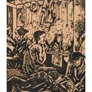 雑誌『新版画』第7号 演劇と映画特輯号 9 楽屋の一隅