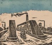 雑誌『新版画』第10号14鉄の橋