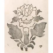 図案私集『伊羅保』12曼茶羅花