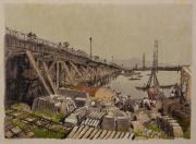 画集新潟風景新潟旧万代橋