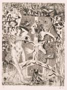 版画集『瑛九・銅版画 SCALE II』 4 街 B