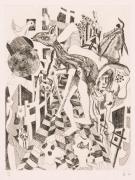 版画集『瑛九・銅版画 SCALE II』11 夢の中の動物