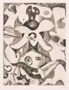 版画集『瑛九・銅版画 SCALE II』 29 女 B