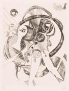 版画集『瑛九・銅版画 SCALE II』34 かがみ