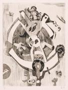 版画集『瑛九・銅版画 SCALE II』35 ハンドル