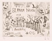 版画集『瑛九・銅版画 SCALE II』41｢BLANK NOKTO｣の扉絵