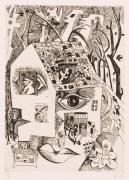 版画集『瑛九・銅版画 SCALE III』 2 愛の家