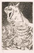 版画集『瑛九・銅版画 SCALE III』 17 馬