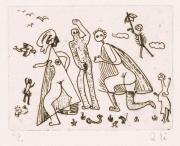 版画集『瑛九・銅版画 SCALE IV』 3 カーニバル