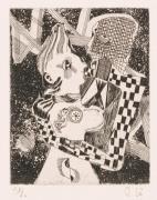 版画集『瑛九・銅版画 SCALE IV』 32 愛情