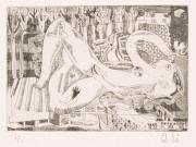 版画集『瑛九・銅版画 SCALE IV』 47 ベランダ