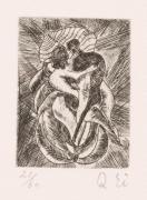 版画集『瑛九・銅版画 SCALE V』 13 木の葉