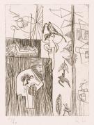 版画集『瑛九・銅版画 SCALE V』 17 ひるね