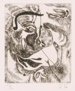 版画集『瑛九・銅版画 SCALE V』 41 風の中