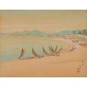 紀伊百景画帖　「龍ヶ濱」