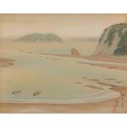 紀伊百景画帖「鹿島ノ遠望」