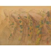 紀伊百景画帖　「蟇岩」