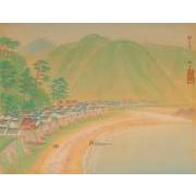 紀伊百景画帖「朝来帰」