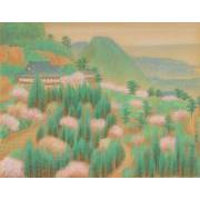 紀伊百景画帖「西向重疊山」