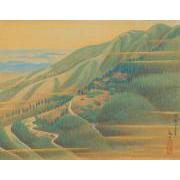 紀伊百景画帖「那智山全景」