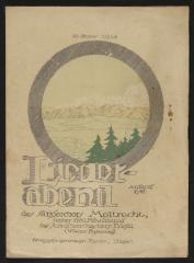 1.　板東俘虜収容所『音楽会プログラム「歌曲の夕べ」』1918年、謄写版・紙　山形謄写印刷資料館蔵