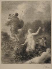 アンリ・ファンタン=ラトゥール《神々の黄昏：ジークフリートとラインの乙女》　1898年