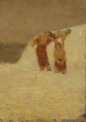 恩地孝四郎《海の女》1912　油彩、キャンバス
