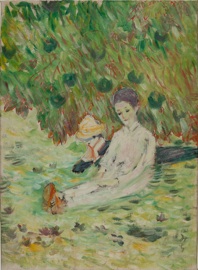 1. 田中恭吉 《初夏》1912年 油彩、キャンバス