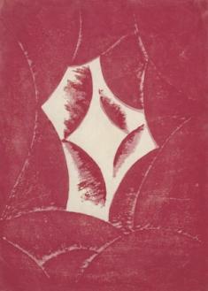 《抒情『あかるい時』》 1915 木版、紙 東京国立近代美術館