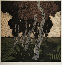 カール・ティーマン《逆光》1909 ダッハウギャラリー美術館連盟/ダッハウ絵画館 *前期展示