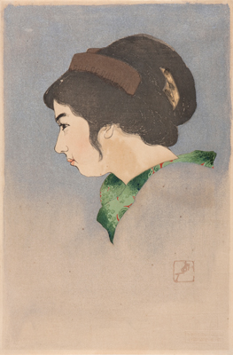 戸張 孤雁《女学生》1920 和歌山県立近代美術館蔵