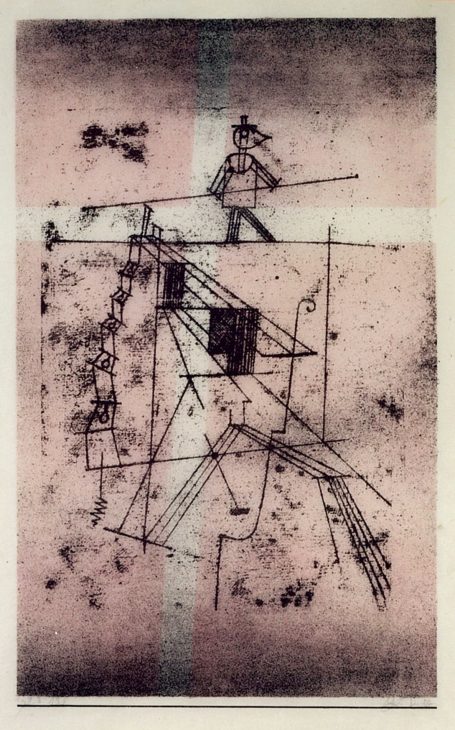 パウル・クレー《綱渡り》1923 当館蔵