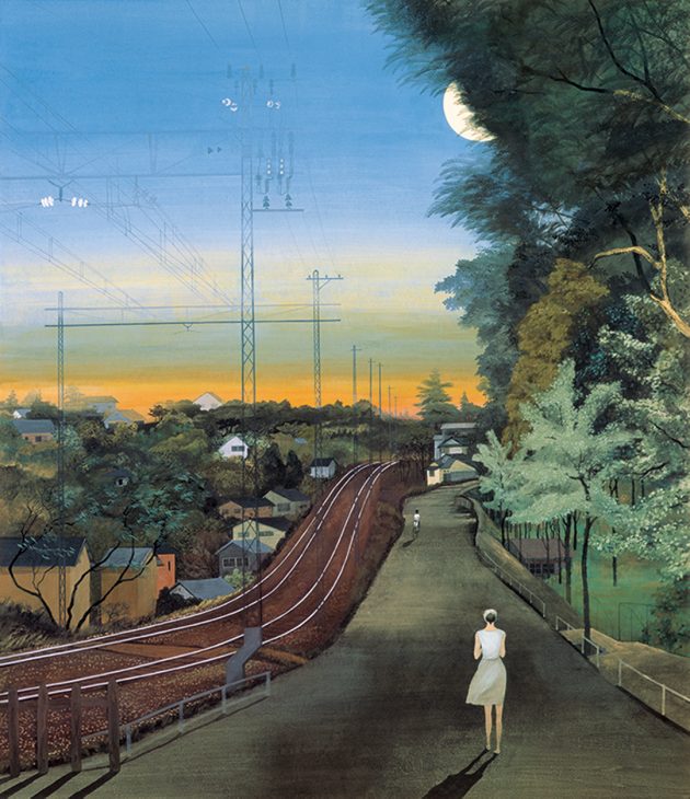 稗田一穂　《帰り路》1981年