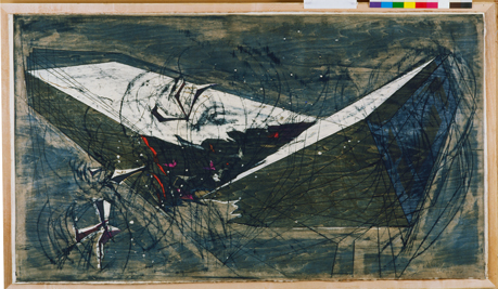 河内成幸 亀裂 (XII) 1986年 当館蔵