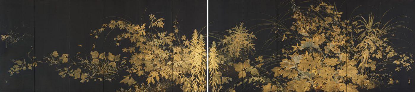 川端龍子《草炎》1930年　東京国立近代美術館蔵　＊前期展示（11月23日まで）