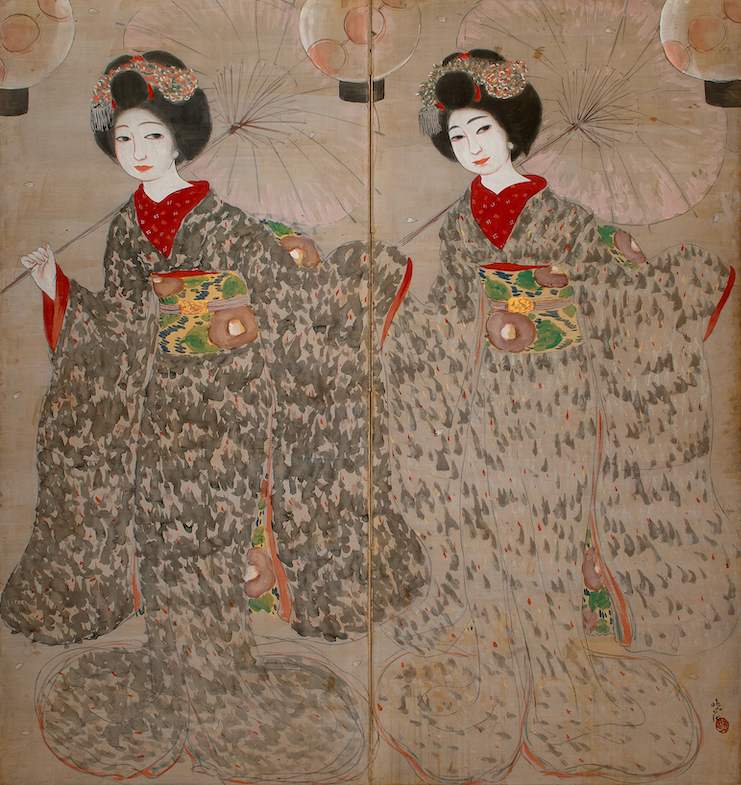 野長瀬晩花《都をどり》 1917年頃 当館蔵 *新収蔵作品